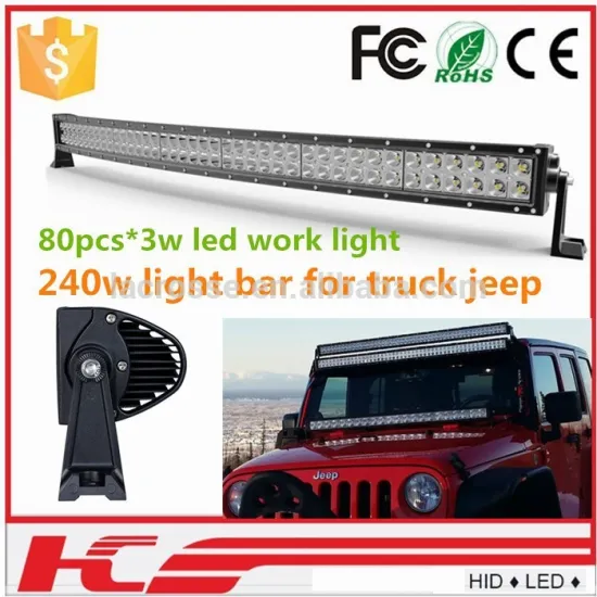 high brightness long life 240w led work light bar