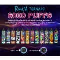 Горячая продажа Randm Tornado 6000 Puffs Ondesable Vape