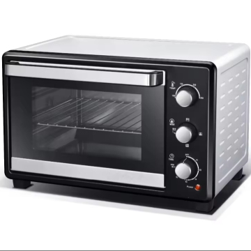 30L Professional Custom Black Electric Oven with Timer for Smart Home Baking and Toaster Oven
