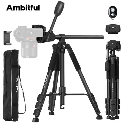 Ambitious GM-150 158cm Professional Phone Camera Tripod