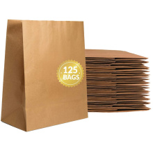Large grocery packing carrying paper bag