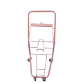 Trolley de acero de alta capacidad con capas dobles