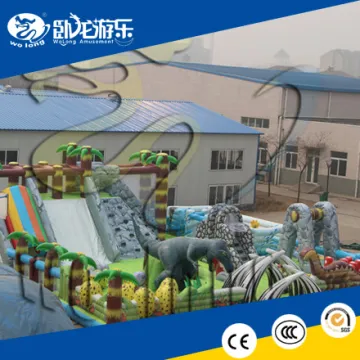 large newest inflatable dry slide, Inflatable Dinosaur Slide for sale