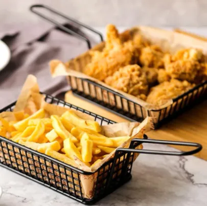 French Fries Basket: Snack Container and Kitchen Tool
