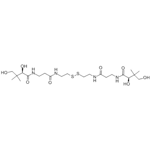 Butanamid, N, N &#39;- [ditiyobis [2,1-etandiilimino (3-okso-3,1-propandiil)]] bis [2,4-dihidroksi-3,3-dimetil -, (57278806,2R, 2&#39; R) CAS 16816-67-4