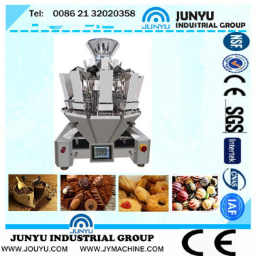 10 Head Electronic Scale for Packing Machine Hot Sale Stainless Steel 10 Head Combination Industrial Scale 10 Heads Combination Scale for Small Biscuit