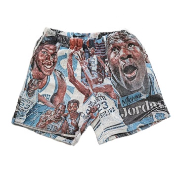 Χονδρικά σορτς μπάσκετ: Hot Sale Fashion Men's Elastic Waist Tapestry Shorts