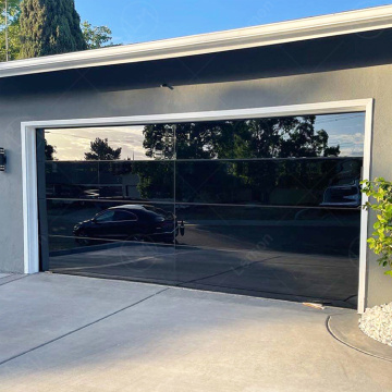 Portas de garagem de vidro temperado automático de ponta sofisticado