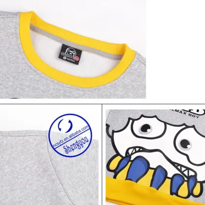 Custom women's crewneck pullover sweatshirt with printed