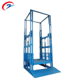 Vier Post Guide Rail Cargo Lift