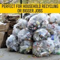 Google Hot Sale 45 Gallon Plastic Yard Waste Garbage Trash Bags