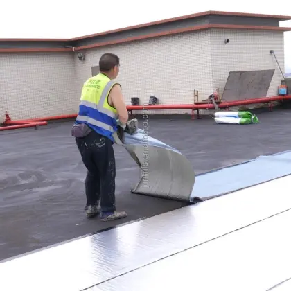 Self Adhesive Polymer Modified Bitumen Sheet for Roof Waterproofing and Leak Repair