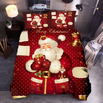 Christmas Santa Baby Duvet Cover Bedding Sets: Complete Comforter and Pillowcase Collections