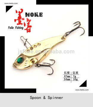 Gigh quality Gold zinc metal fishing lure