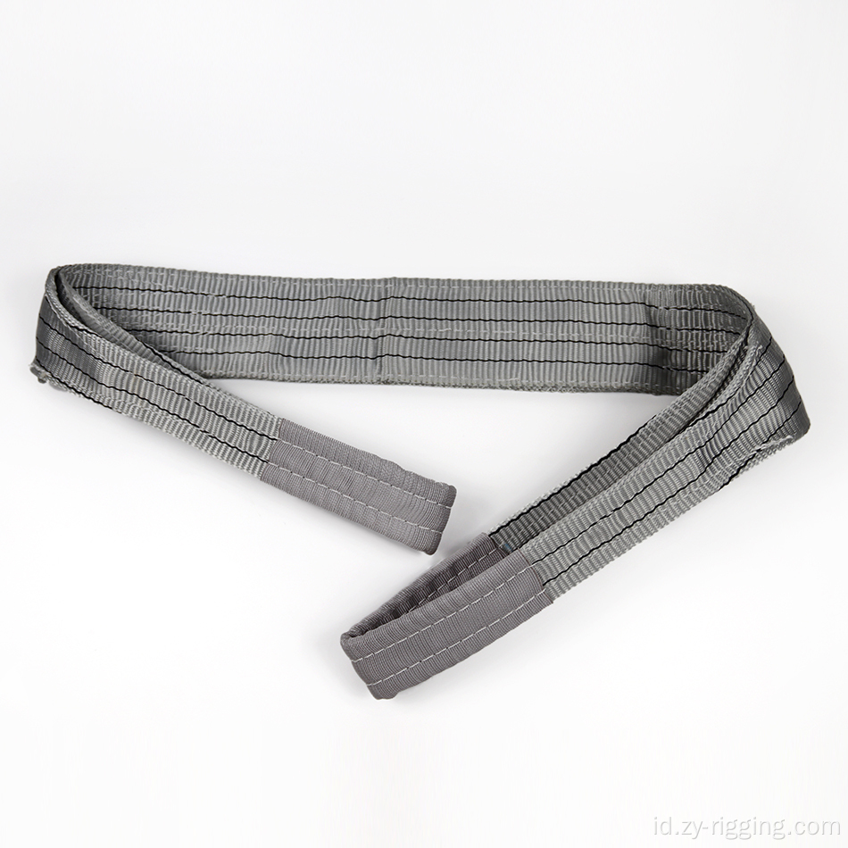Sling webbing poliester datar ganda