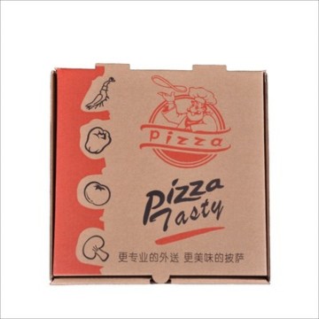Custom Printed Food Grade Flute Corrugated Cardboard Pizza Box Design Services