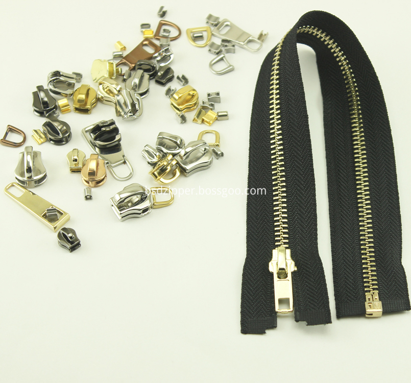 open end stainless steel metal zipper