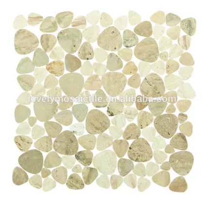 Nature Stone Marble Floor Pebble Stone Mosaic Tile