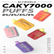Elf wolrd caky 7000 sappige perzik vape
