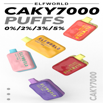 ElfWolrd Caky 7000 Strawberry pina colada Vape