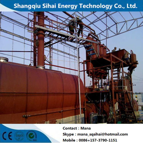 Engine+oil+refining+to+base+oil+distillation+equipment