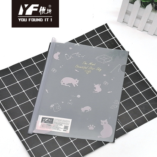 File Holder Map cute cat PP draw bar clamp file holder Supplier