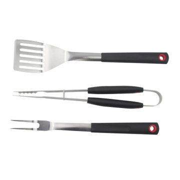 3 Stück Edelstahl Grill Werkzeuge Set als Geschenk