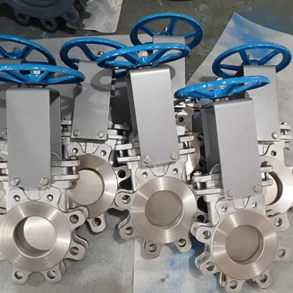 Manual Rising Stem Knife Gate Valve