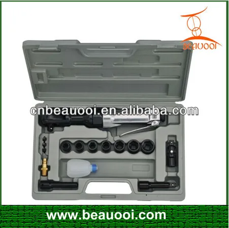Air tools, pneumatic tools of 1/4'' air ratchet wrench kit