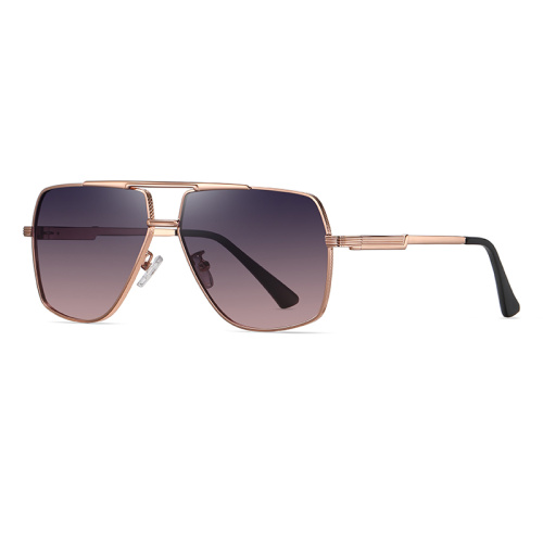 Metal Sunglasses For Woman Polygonal Fashion Men's Metal Sunglasses Factory