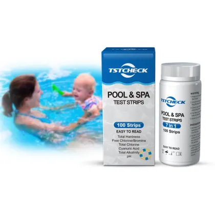 Swimming pool borate test strips pool test kit