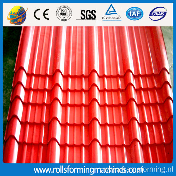 High Speed Step Tile Roofing Roll Forming Machine