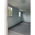 White detachable container house container 20ft Malaysia Vietnam turnkey prefab house