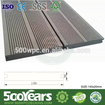 Eco-friendly Outdoor Wood- plastic Composite Solid Floor