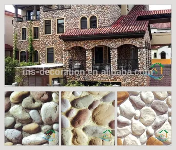 Outdoor wall rock decoration
