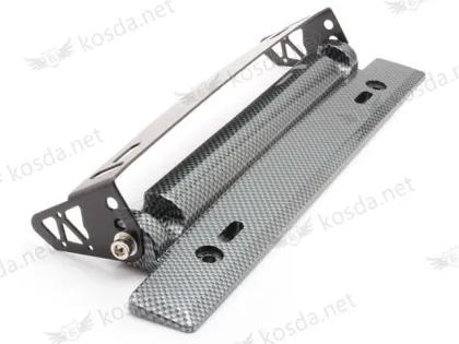 Auto License Plate Frame,Carbon Fiber License Name Plate