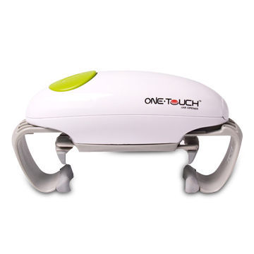 One Touch Jar Opener with ABS Shell and Steel Knife, Available in Various Colors