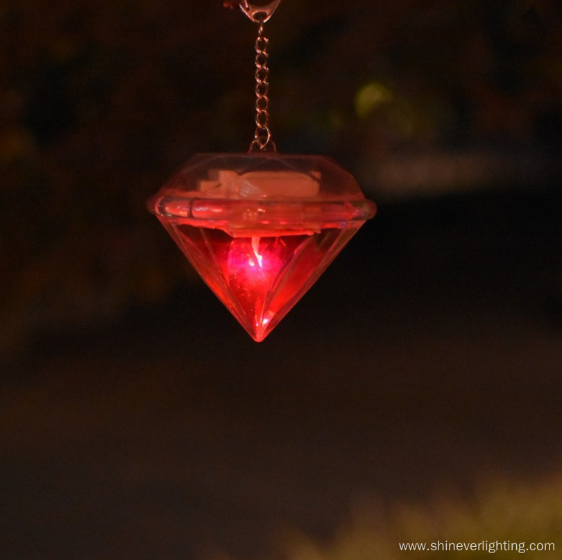 Diamond-Shape Garden Yard Decoration Hanging Solar LED Light