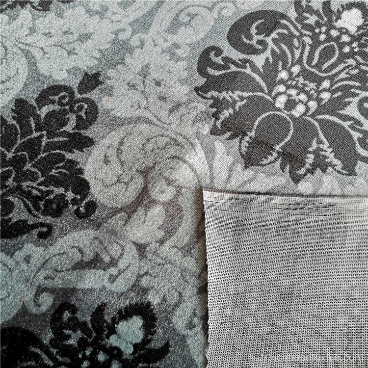Tissu africain de tapis de velours de polyester imprimé textile