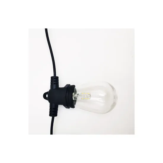 Customized Waterproof Outdoor LED Chain String Lights with S14 Bulbs