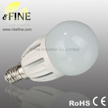 3W LED globe bulb E14 led lamp G45 aluminum lamp body
