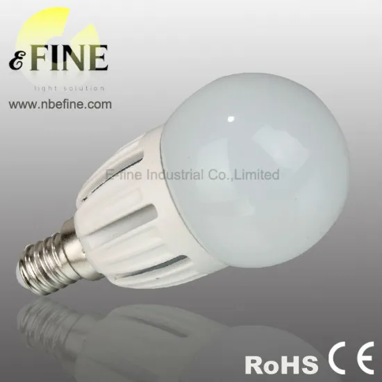 3W LED globe bulb E14 led lamp G45 aluminum lamp body