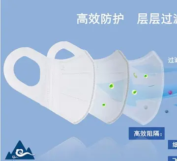 3 Ply 3D protective face mask