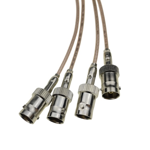 4pcs BNC 75Ohms 암-DB9P 수 케이블