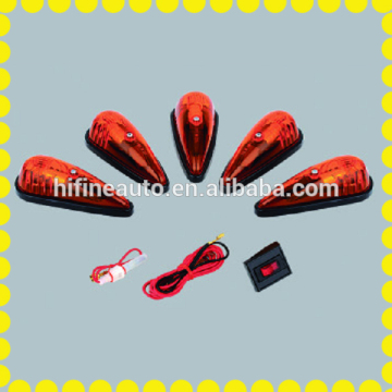 5pc Amber Teardrop Cab Light Kit