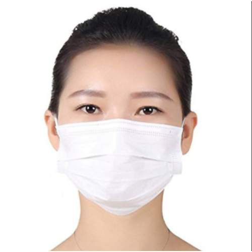 Lebih 98% Filtration Filtration Eficiency Surgical Face Mask Wasang Dibungkus