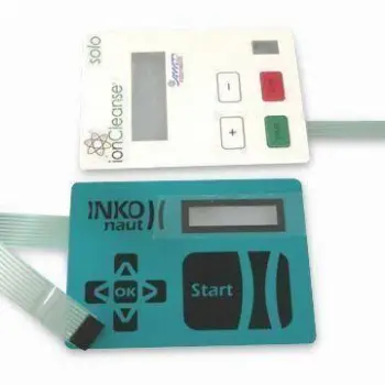 Membrane Keyboards with Screen Window and Metal Domes