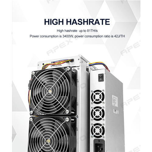 ASIC Blockchain Miner Avalon A1166pro 81Th / s