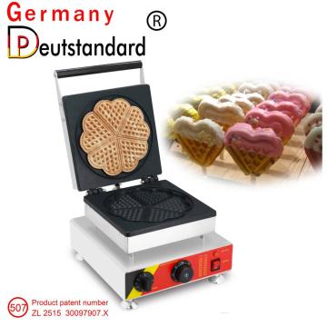 NP-507 gaufrier commercial en forme de coeur 4pcs