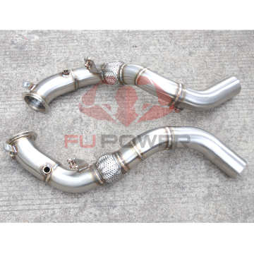 عالي الجودة من الفولاذ المقاوم للصدأ X5M F85 x6m F86 أداء العادم DownPipe